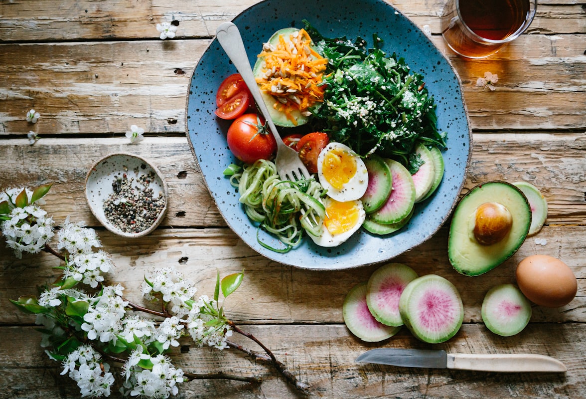 Nutritious foods supporting brain health and mental clarity